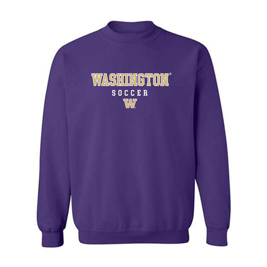 Washington - NCAA Women's Soccer : Maya Loudd - Classic Shersey Crewneck Sweatshirt-0