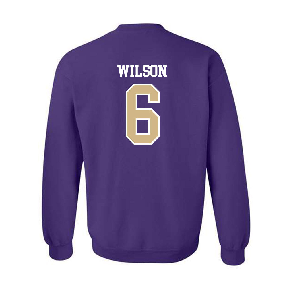 Washington - NCAA Women's Volleyball : Molly Wilson - Classic Shersey Crewneck Sweatshirt-1