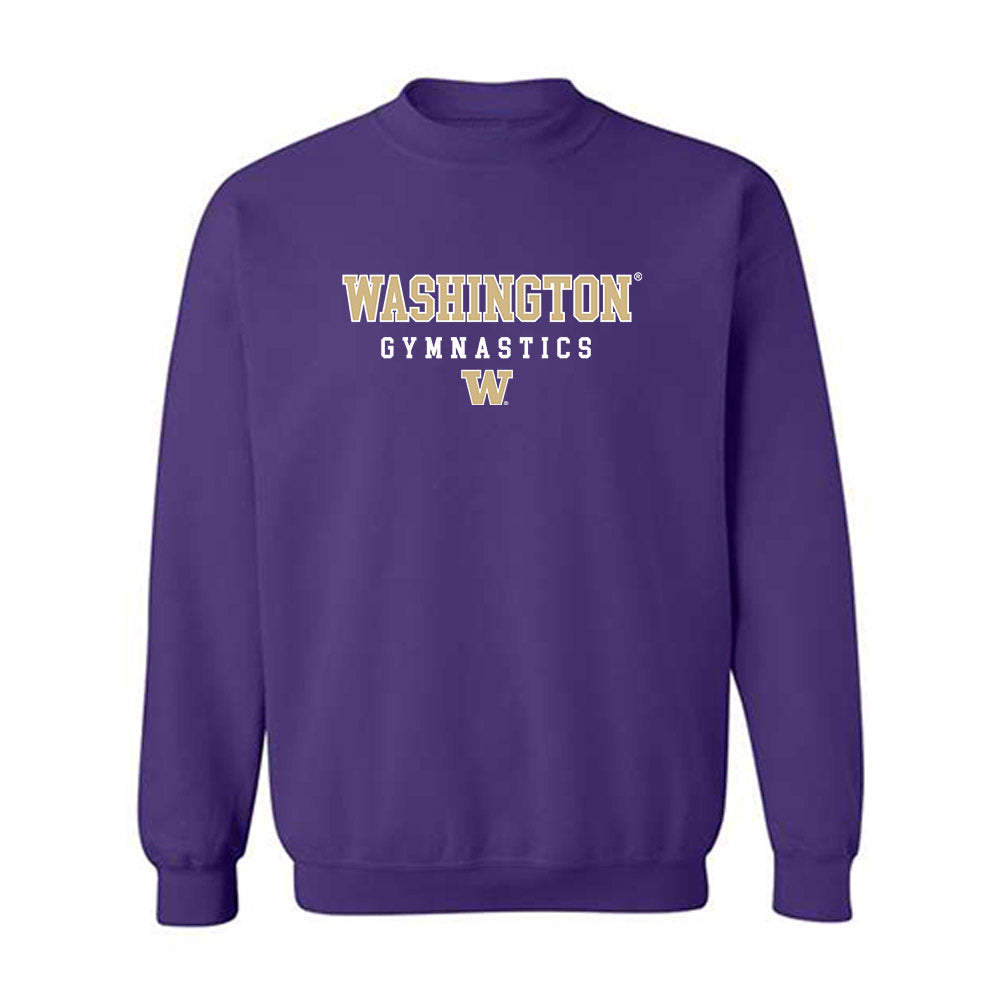 Washington - NCAA Women's Gymnastics : Lydia Rak - Classic Shersey Crewneck Sweatshirt-0