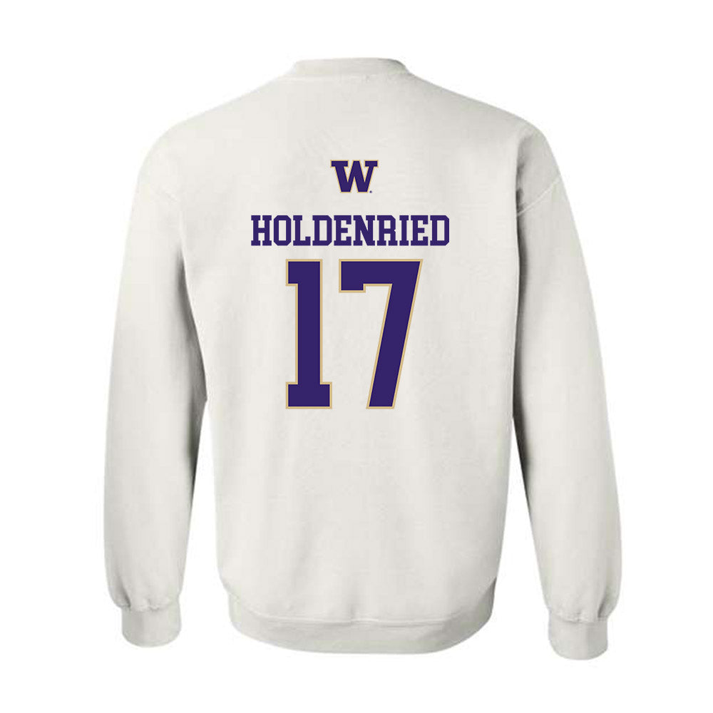 Washington - NCAA Women's Soccer : Jadyn Holdenried - Sports Shersey Crewneck Sweatshirt-1