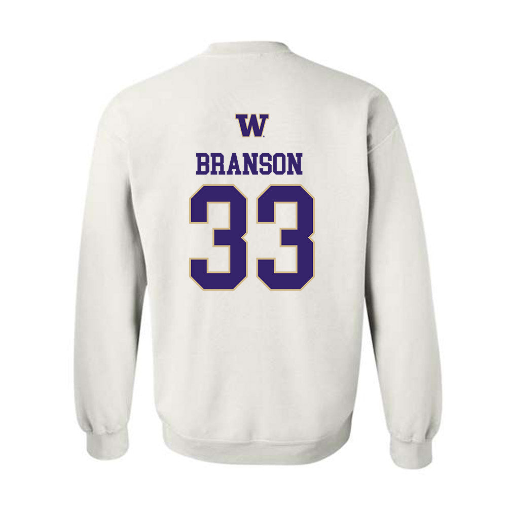 Washington - NCAA Women's Soccer : Kelsey Branson - Sports Shersey Crewneck Sweatshirt-1