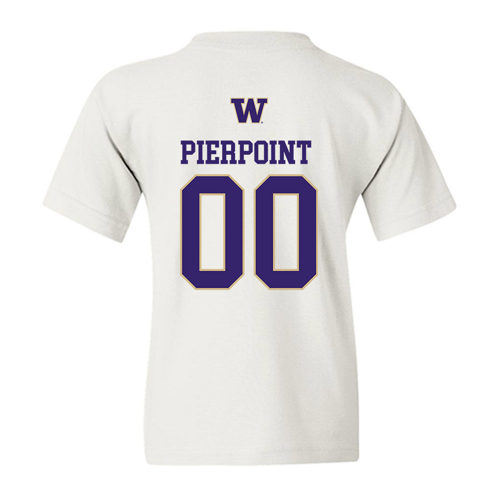 Washington - NCAA Men's Soccer : Kenny Pierpoint - Sports Shersey Youth T-Shirt-1