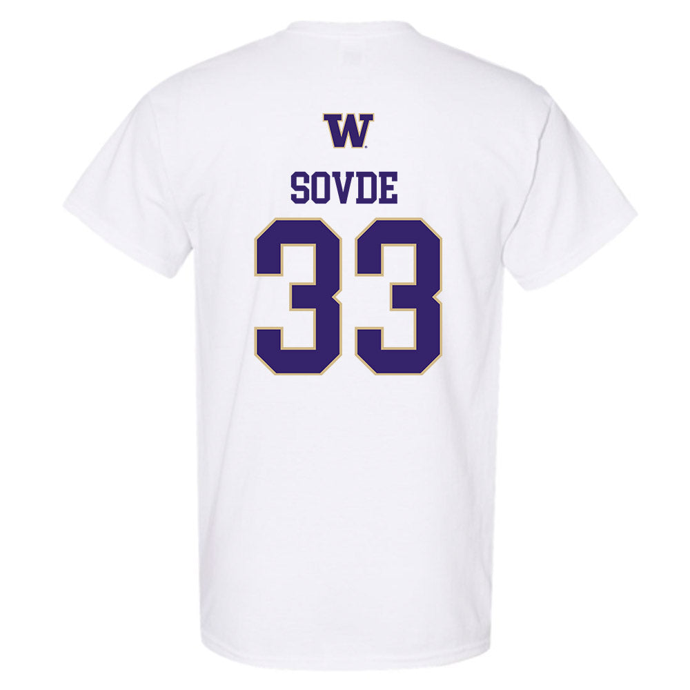 Washington - NCAA Men's Soccer : Chad Sovde - Sports Shersey T-Shirt-1