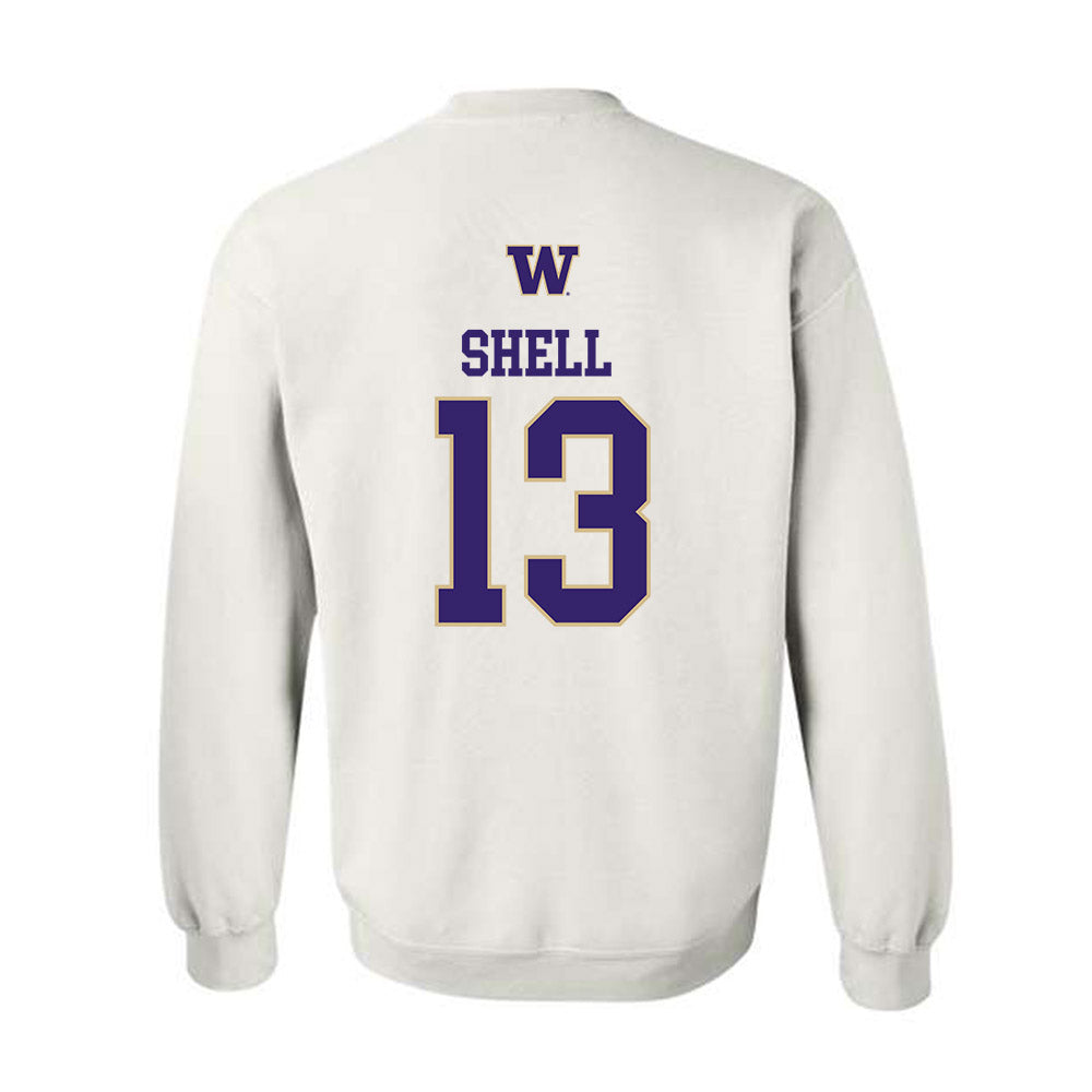 Washington - NCAA Women's Soccer : Samiah Shell - Sports Shersey Crewneck Sweatshirt-1