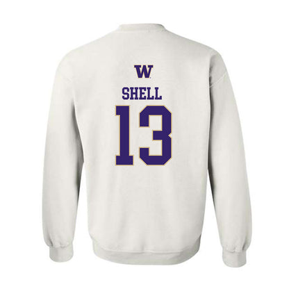 Washington - NCAA Women's Soccer : Samiah Shell - Sports Shersey Crewneck Sweatshirt-1
