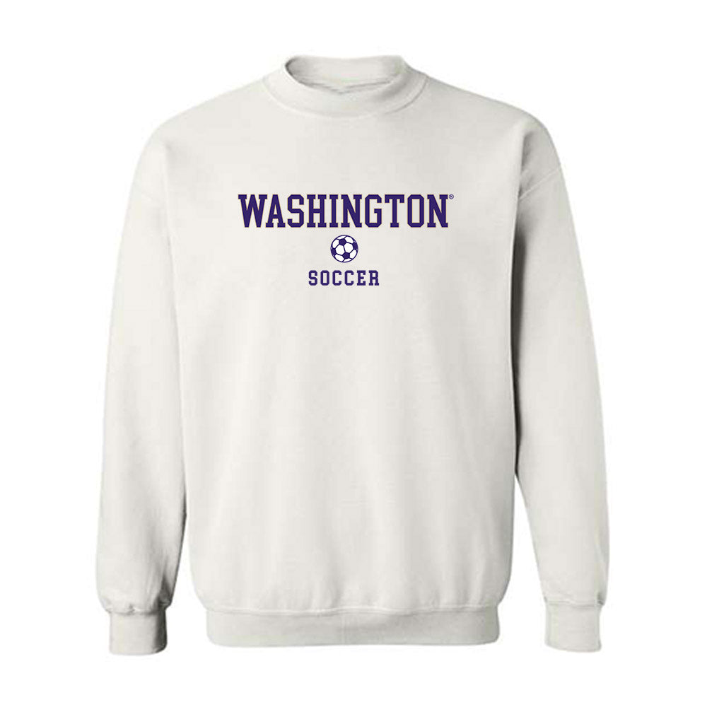 Washington - NCAA Men's Soccer : Chad Sovde - Sports Shersey Crewneck Sweatshirt-0
