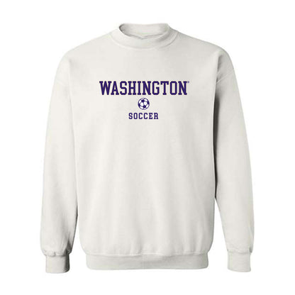 Washington - NCAA Women's Soccer : Maya Loudd - Sports Shersey Crewneck Sweatshirt-0