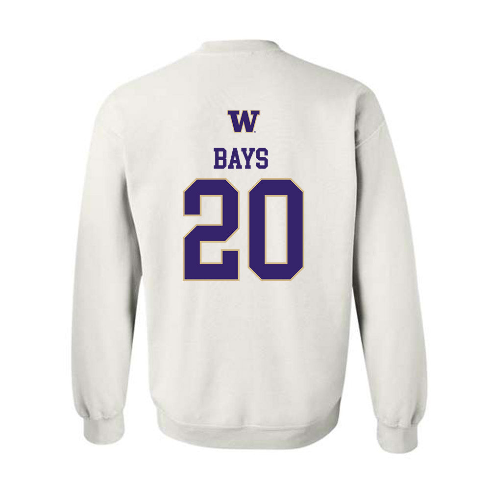 Washington - NCAA Women's Volleyball : Lauren Bays - Sports Shersey Crewneck Sweatshirt-1