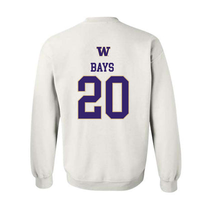 Washington - NCAA Women's Volleyball : Lauren Bays - Sports Shersey Crewneck Sweatshirt-1
