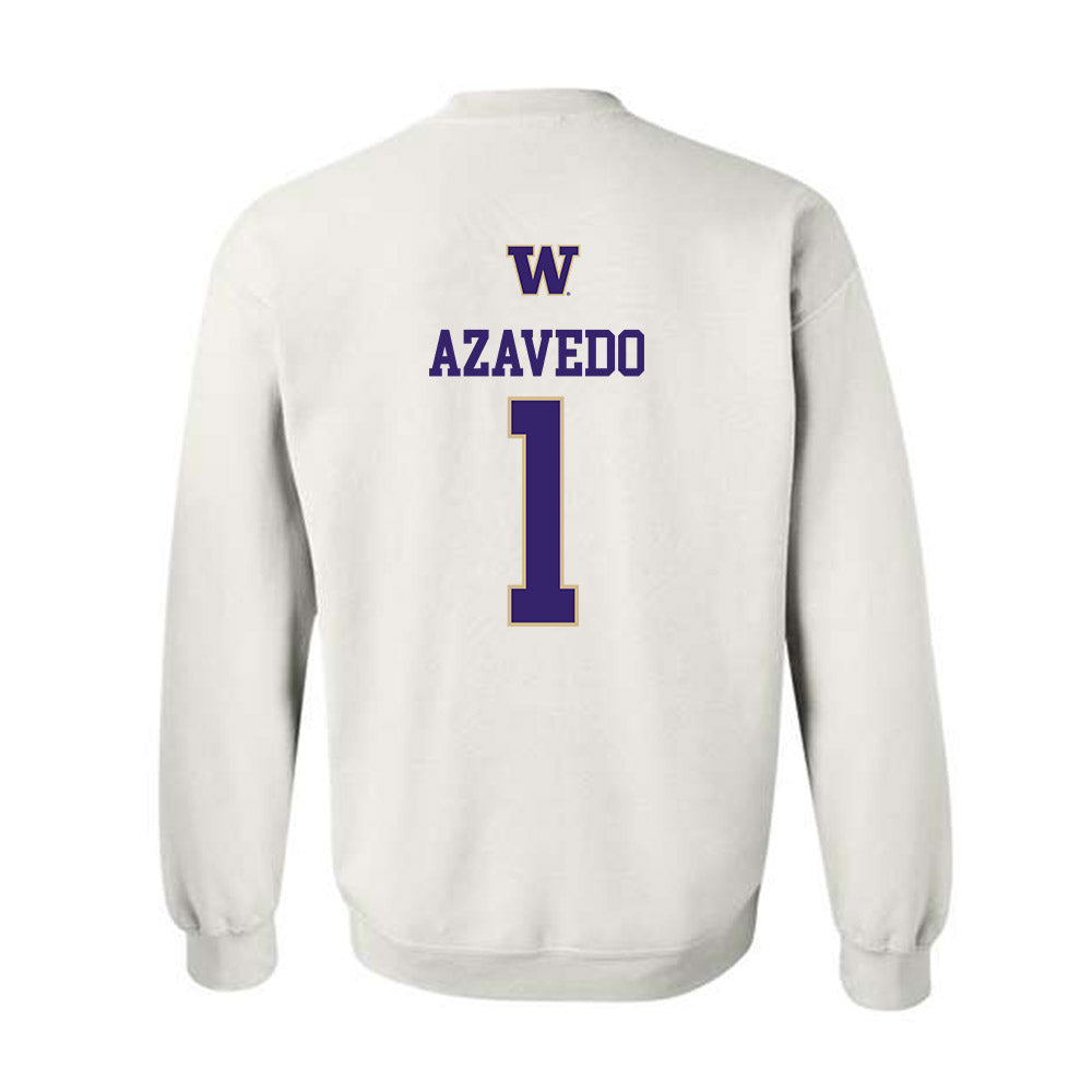 Washington - NCAA Women's Volleyball : Addy Azavedo - Sports Shersey Crewneck Sweatshirt-1