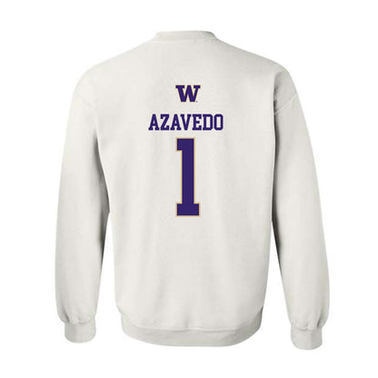 Washington - NCAA Women's Volleyball : Addy Azavedo - Sports Shersey Crewneck Sweatshirt-1