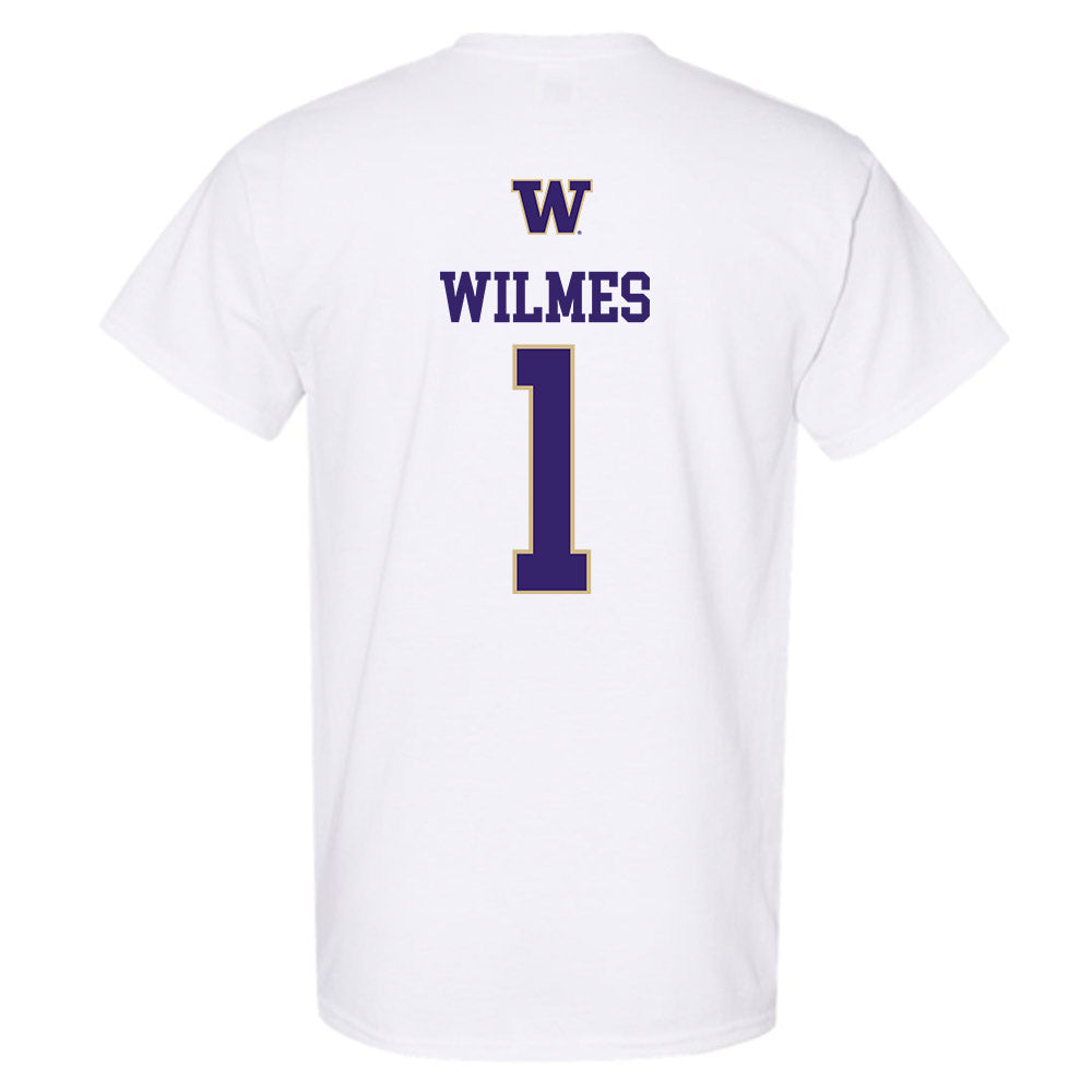 Washington - NCAA Women's Volleyball : Audra Wilmes - Sports Shersey T-Shirt-1