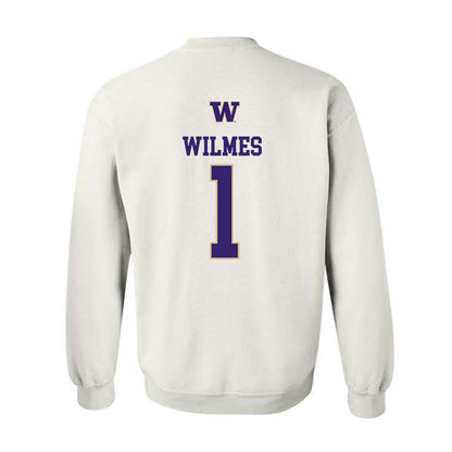 Washington - NCAA Women's Volleyball : Audra Wilmes - Sports Shersey Crewneck Sweatshirt-1