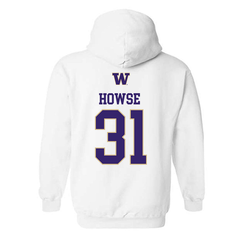 Washington - NCAA Women's Volleyball : Maija Howse - Sports Shersey Hooded Sweatshirt-1