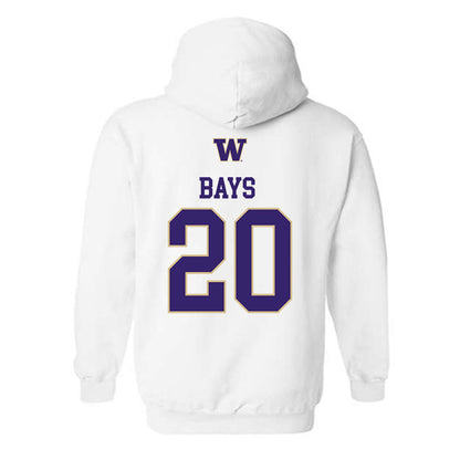 Washington - NCAA Women's Volleyball : Lauren Bays - Sports Shersey Hooded Sweatshirt-1