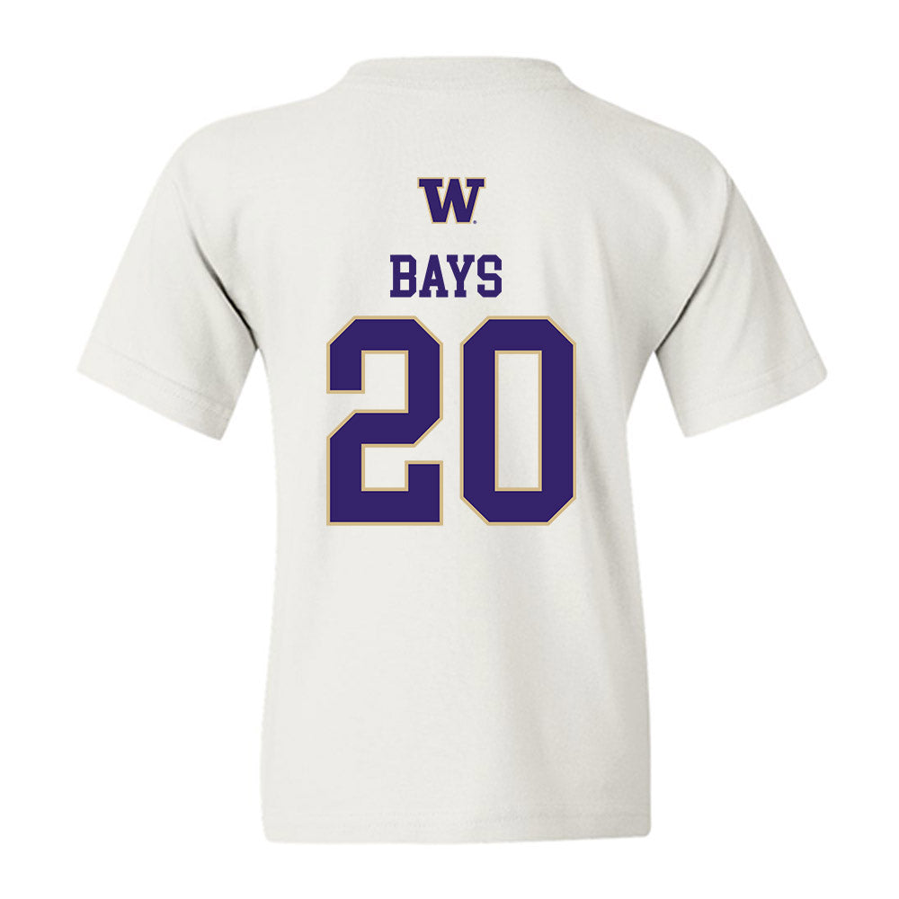 Washington - NCAA Women's Volleyball : Lauren Bays - Sports Shersey Youth T-Shirt-1