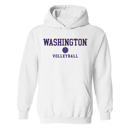 Washington - NCAA Women's Volleyball : Kierstyn Barton - Sports Shersey Hooded Sweatshirt-0