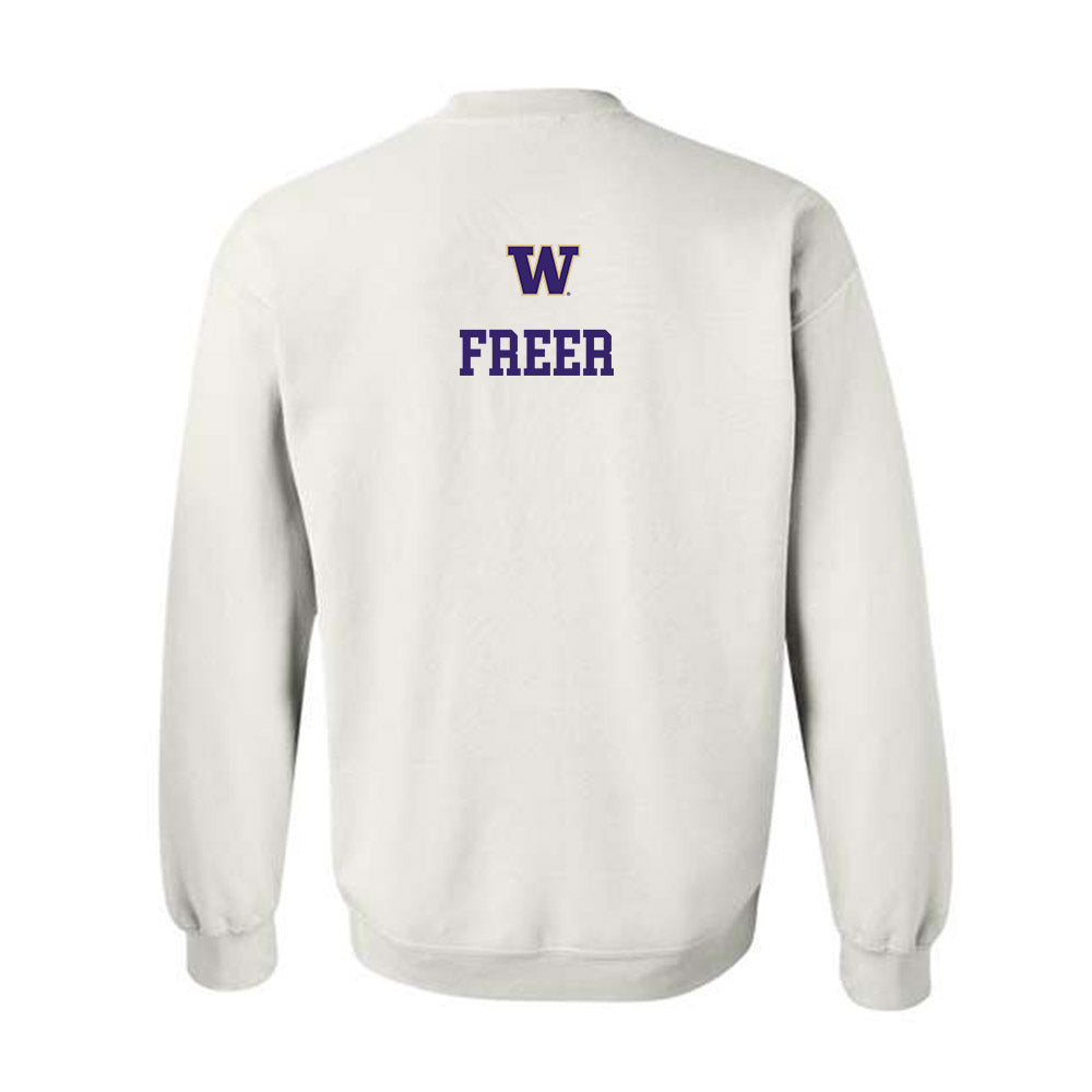 Washington - NCAA Women's Rowing : Jordan Freer - Sports Shersey Crewneck Sweatshirt-1