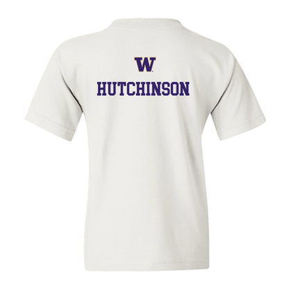 Washington - NCAA Men's Track & Field : Roman Hutchinson - Sports Shersey Youth T-Shirt-1