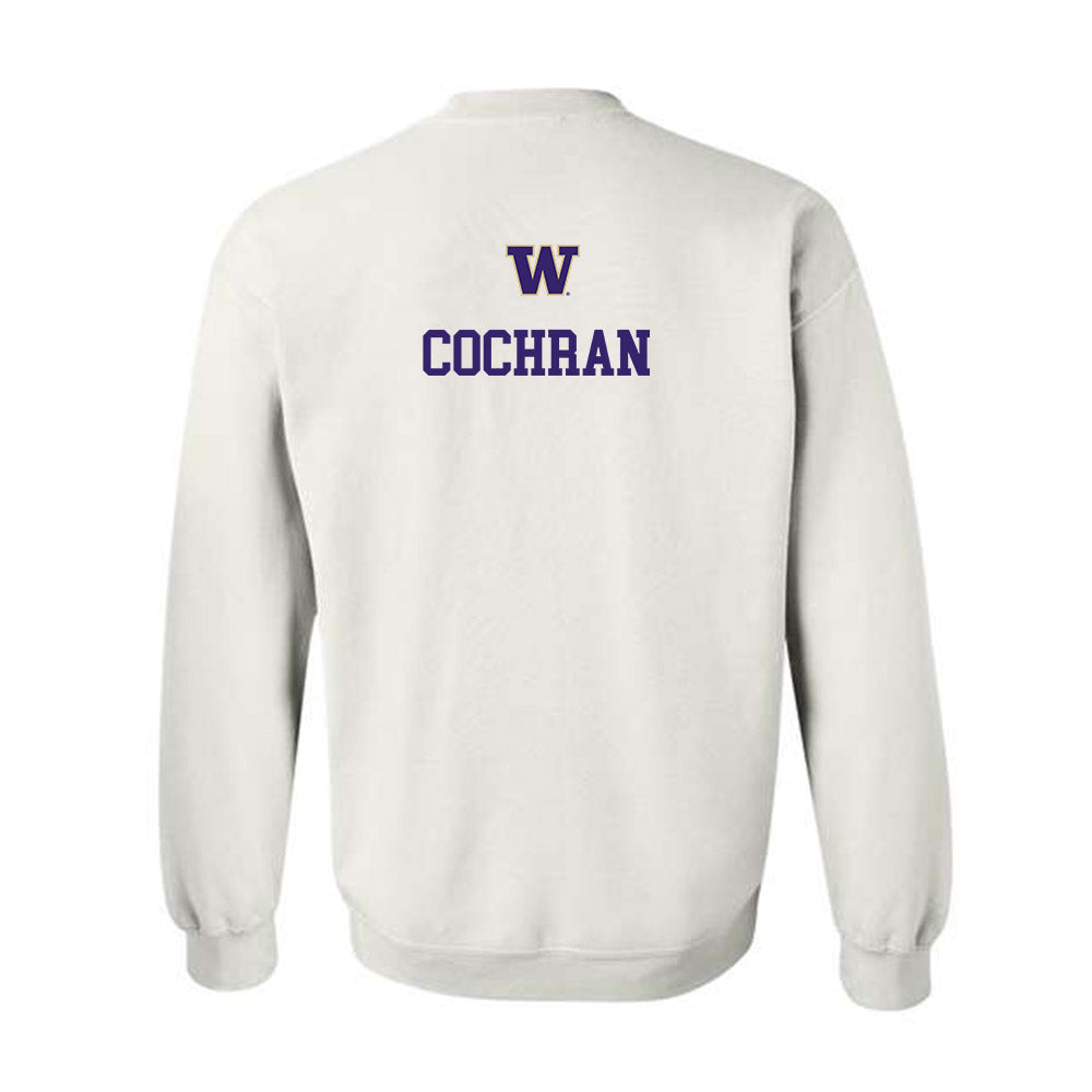 Washington - NCAA Women's Track & Field : Mia Cochran - Sports Shersey Crewneck Sweatshirt-1