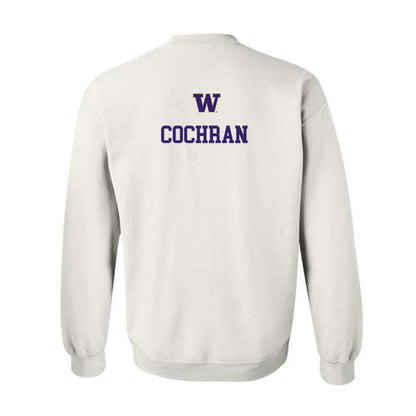 Washington - NCAA Women's Track & Field : Mia Cochran - Sports Shersey Crewneck Sweatshirt-1