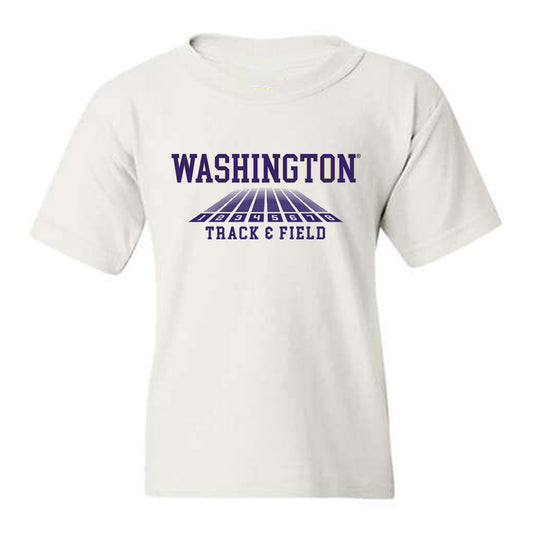 Washington - NCAA Men's Track & Field : Roman Hutchinson - Sports Shersey Youth T-Shirt-0