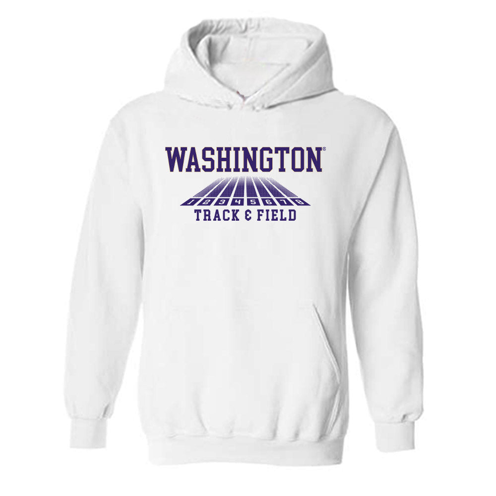 Washington - NCAA Women's Track & Field : Chiche Okemgbo - Sports Shersey Hooded Sweatshirt-0