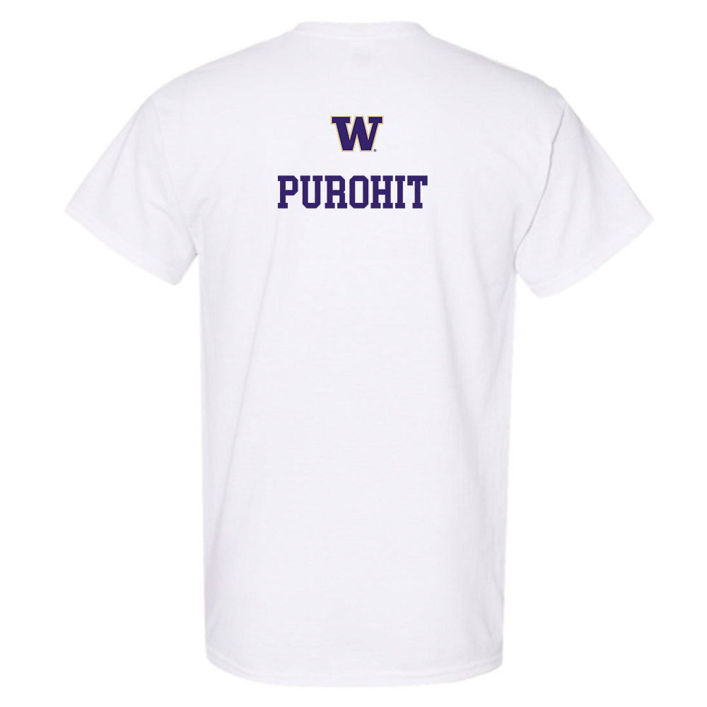 Washington - NCAA Men's Tennis : Soham Purohit - Sports Shersey T-Shirt-1