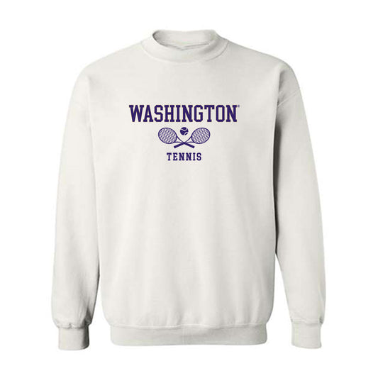 Washington - NCAA Men's Tennis : Soham Purohit - Sports Shersey Crewneck Sweatshirt-0