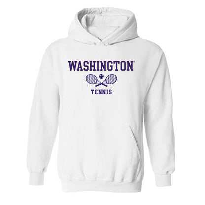 Washington - NCAA Women's Tennis : Zehra Suko - Sports Shersey Hooded Sweatshirt-0