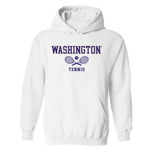 Washington - NCAA Women's Tennis : Zehra Suko - Sports Shersey Hooded Sweatshirt-0