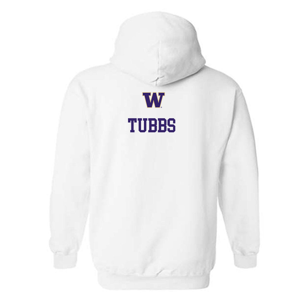 Washington - NCAA Women's Gymnastics : Lilly Tubbs - Sports Shersey Hooded Sweatshirt-1