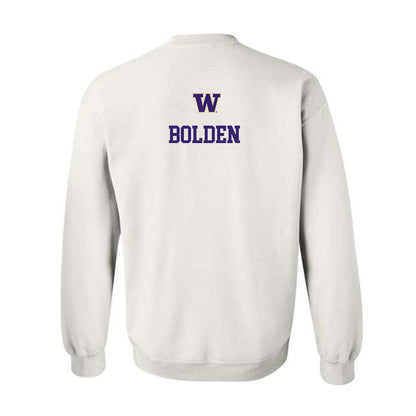 Washington - NCAA Women's Gymnastics : Kira Bolden - Sports Shersey Crewneck Sweatshirt-1