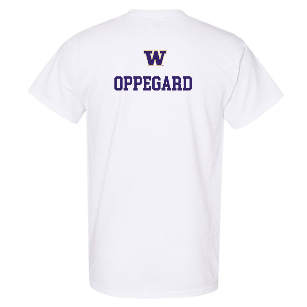 Washington - NCAA Women's Gymnastics : Olivia Oppegard - Sports Shersey T-Shirt-1