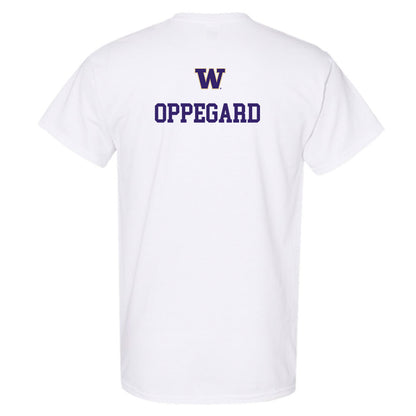 Washington - NCAA Women's Gymnastics : Olivia Oppegard - Sports Shersey T-Shirt-1