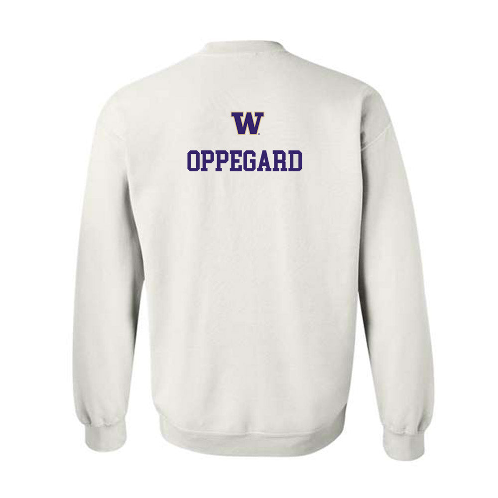 Washington - NCAA Women's Gymnastics : Olivia Oppegard - Sports Shersey Crewneck Sweatshirt-1