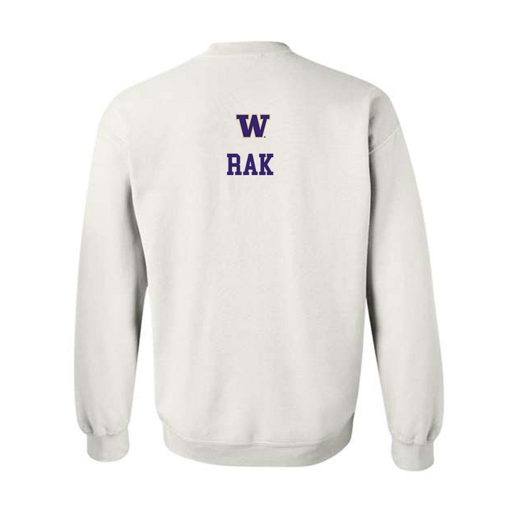 Washington - NCAA Women's Gymnastics : Lydia Rak - Sports Shersey Crewneck Sweatshirt-1