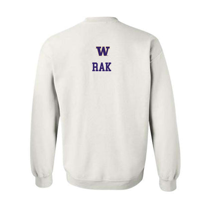 Washington - NCAA Women's Gymnastics : Lydia Rak - Sports Shersey Crewneck Sweatshirt-1