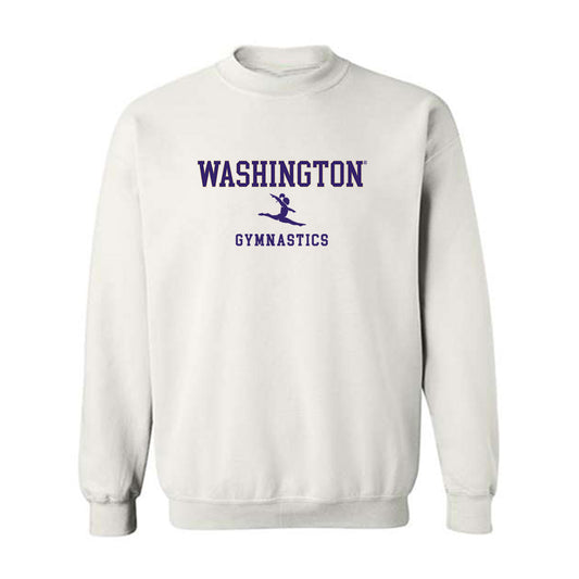 Washington - NCAA Women's Gymnastics : Jessica Schaffer - Sports Shersey Crewneck Sweatshirt-0