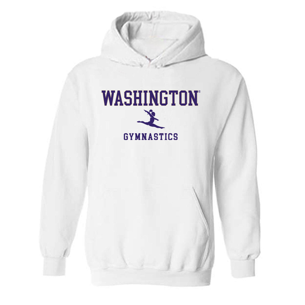 Washington - NCAA Women's Gymnastics : Lilly Tubbs - Sports Shersey Hooded Sweatshirt-0