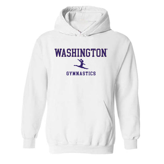 Washington - NCAA Women's Gymnastics : Kira Bolden - Sports Shersey Hooded Sweatshirt-0