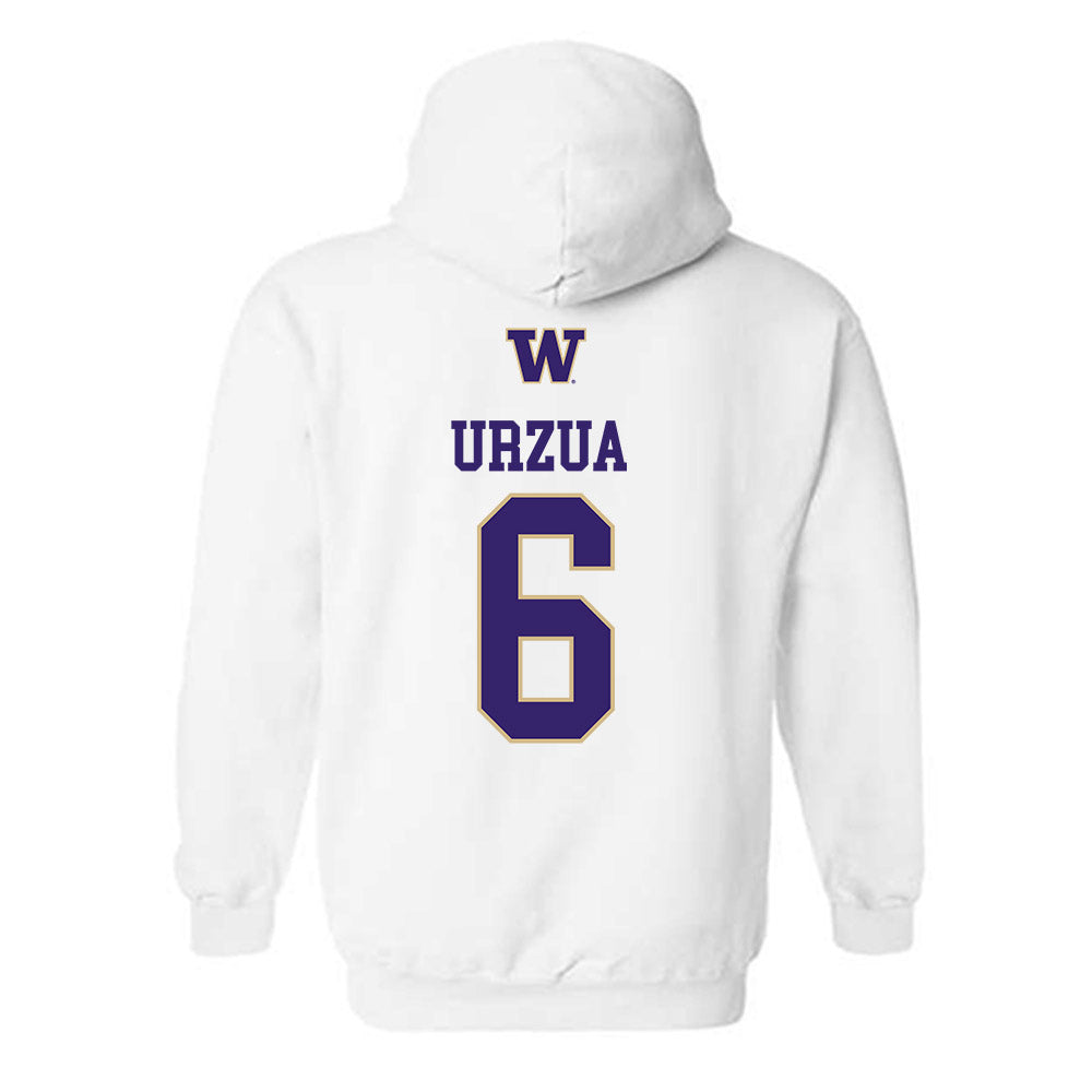 Washington - NCAA Beach Volleyball : Alina Urzua - Sports Shersey Hooded Sweatshirt-1