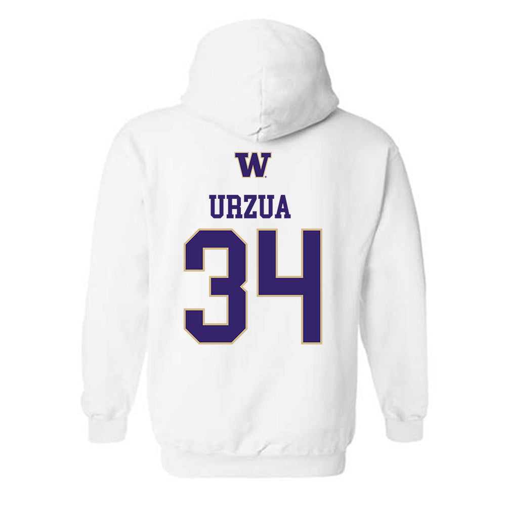 Washington - NCAA Beach Volleyball : Alina Urzua - Sports Shersey Hooded Sweatshirt-1