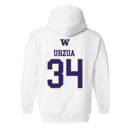 Washington - NCAA Beach Volleyball : Alina Urzua - Sports Shersey Hooded Sweatshirt-1