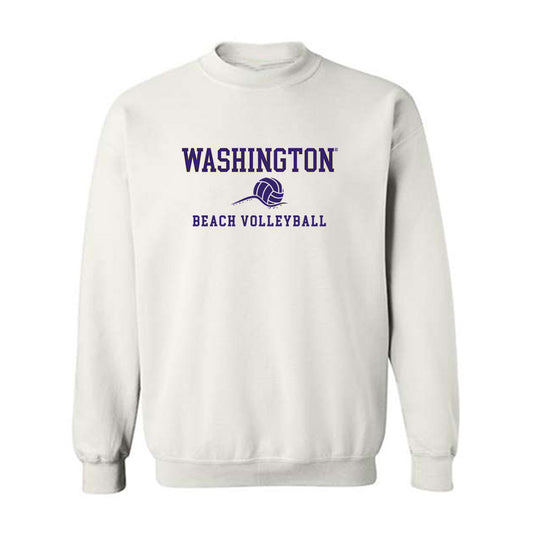 Washington - NCAA Beach Volleyball : Piper Stephenson - Sports Shersey Crewneck Sweatshirt-0