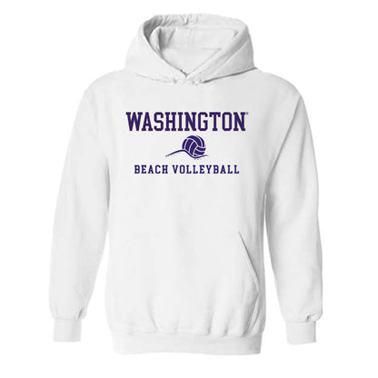 Washington - NCAA Beach Volleyball : Alina Urzua - Sports Shersey Hooded Sweatshirt-0