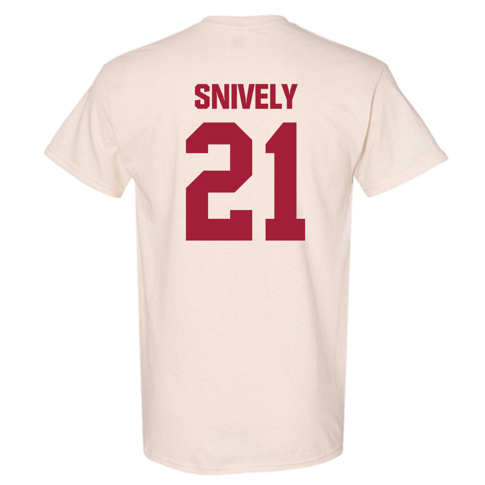 Indiana - NCAA Men's Basketball : Drew Snively - T-Shirt-1