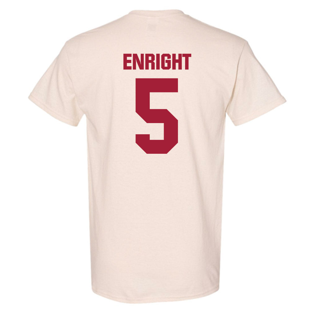 Indiana - NCAA Men's Basketball : Conor Enright - T-Shirt-1