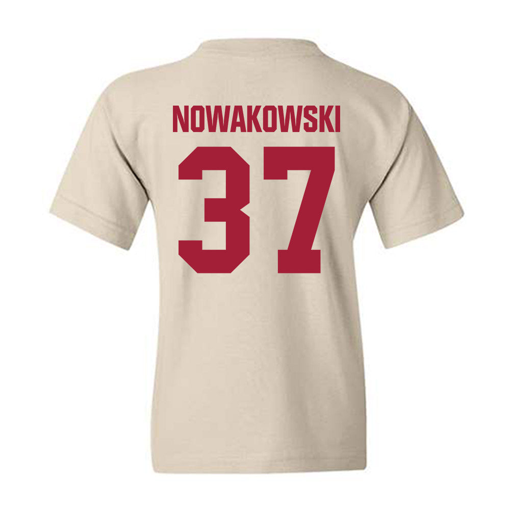 Indiana - NCAA Football : Riley Nowakowski - Youth T-Shirt-1