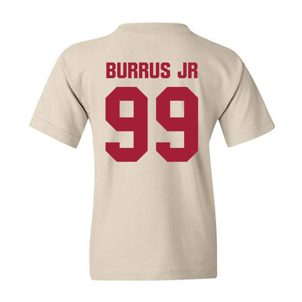 Indiana - NCAA Football : Tyrone Burrus Jr - Youth T-Shirt-1